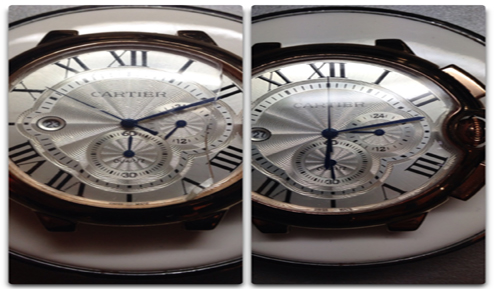 Замена стекла на часы Cartier